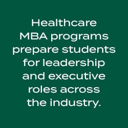 Healthcare MBA programs prepare students for leadership and executive roles across the industry Icon