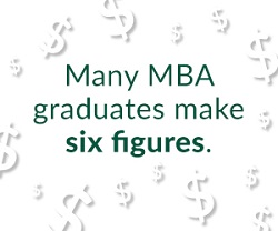 Many MBA graduates make six figures Icon
